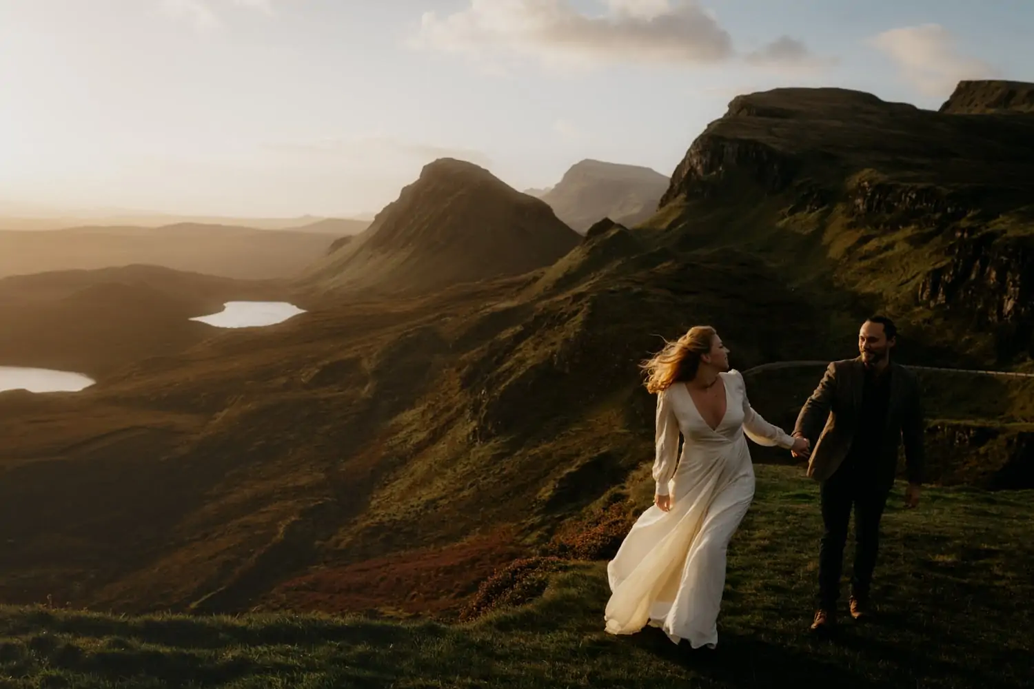 Isle of Skye engagement shoot Quiraing
